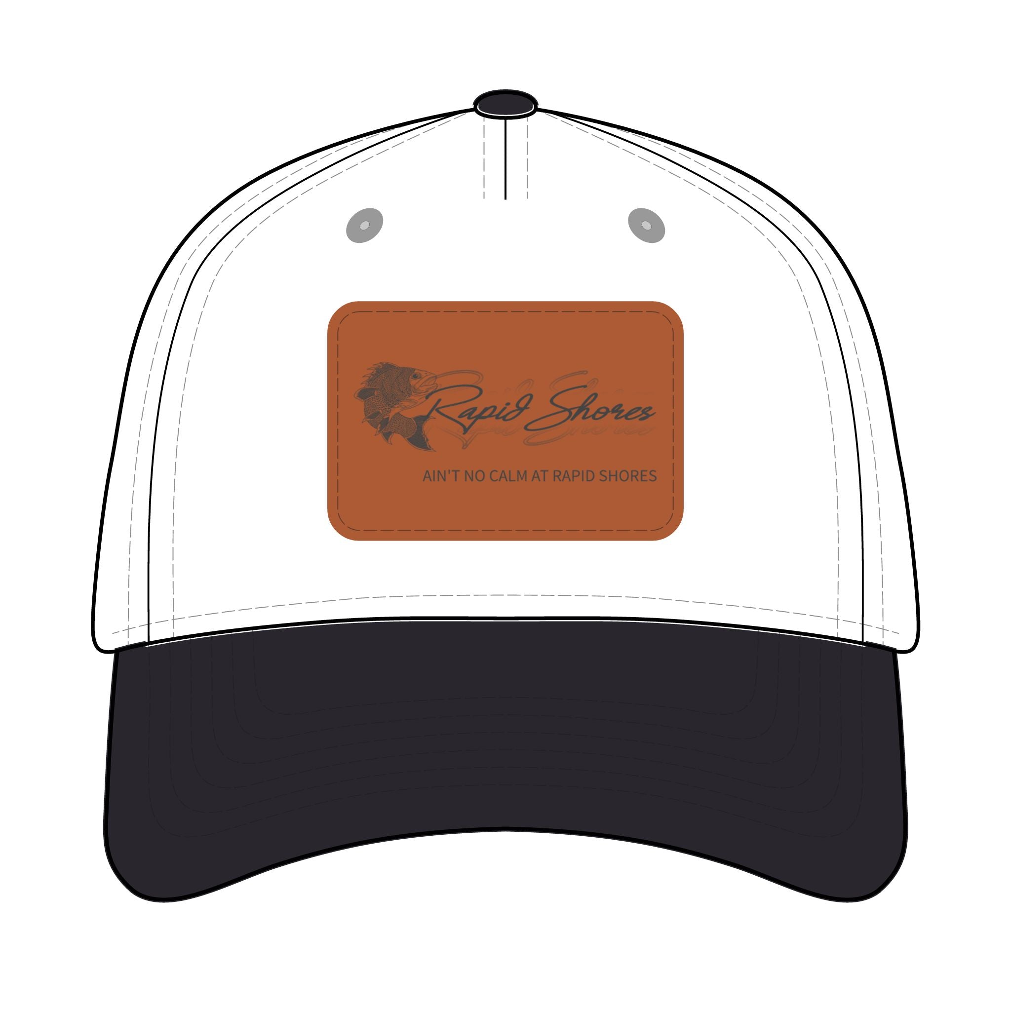 Rapid Shores Leather Patch Baseball Cap