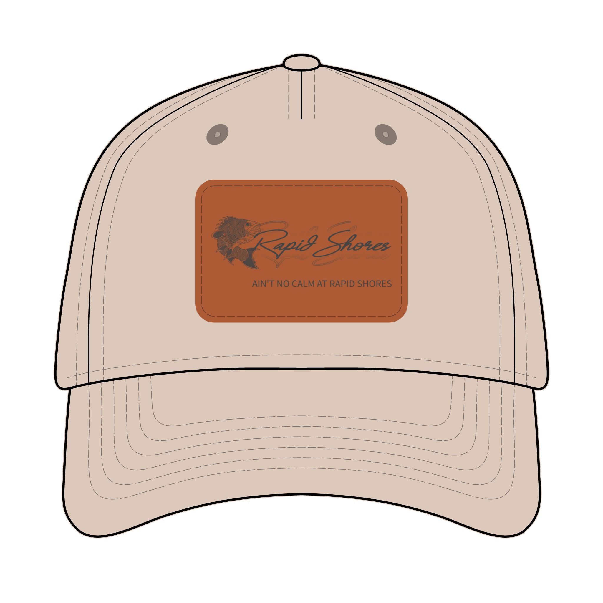 Rapid Shores Leather Patch Baseball Cap