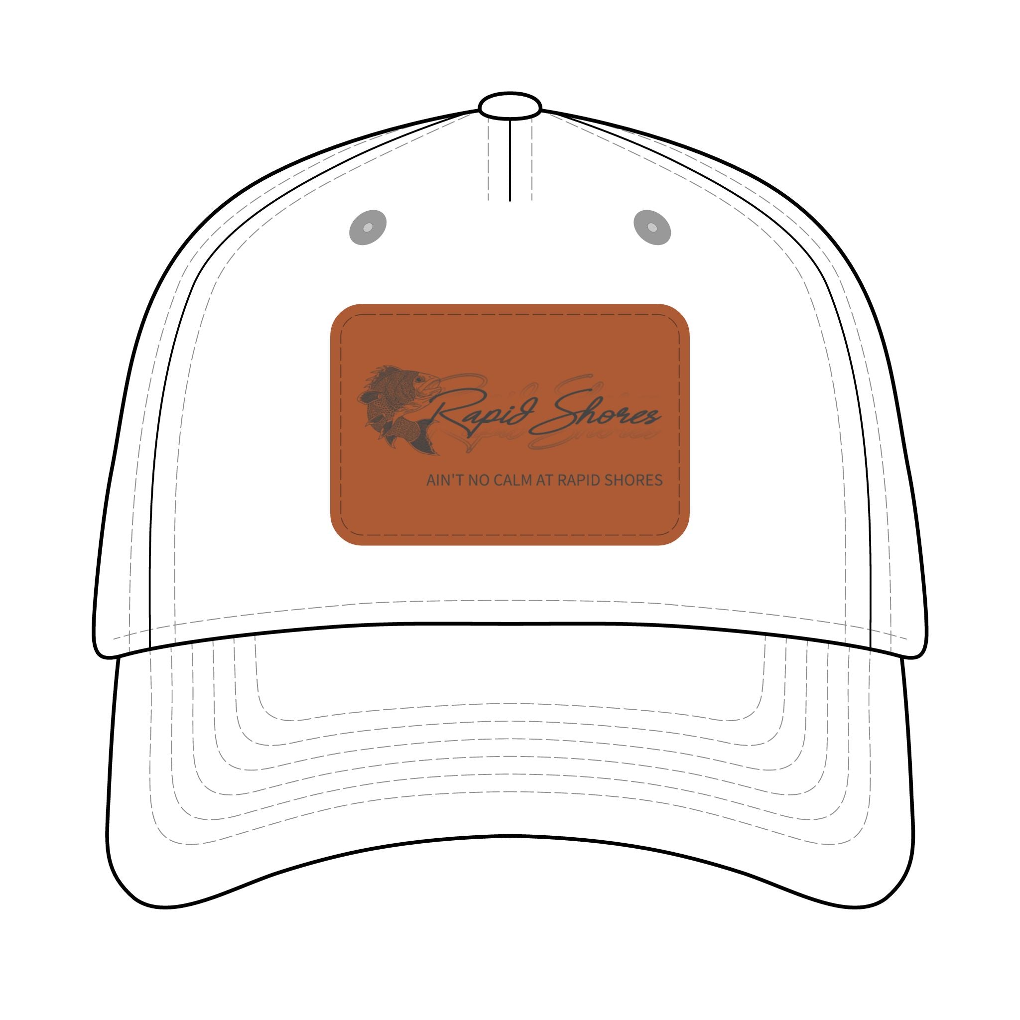 Rapid Shores Leather Patch Baseball Cap