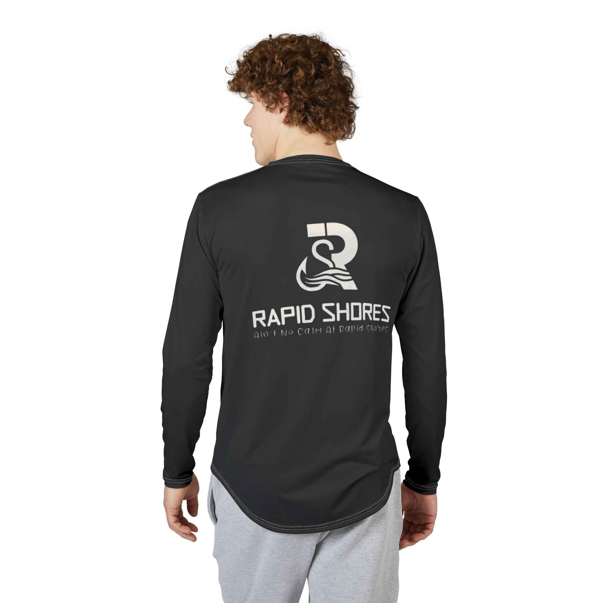 Copy of Men's UV Long Sleeve Shirt — Rapid Shores Logo Performance Sun Protection